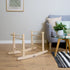 Clair De Lune Wooden Rocking Moses Basket Stand - Natural